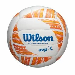 Discount 🛒 Wilson AVP Modern Volleyball Orange/White 🔔