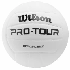 New 🛒 Wilson Pro-Tour Volleyball White ❤️