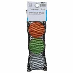 Outlet ⌛ Champro Official Lacrosse Balls - 3-Pack Orange Combo 🎉