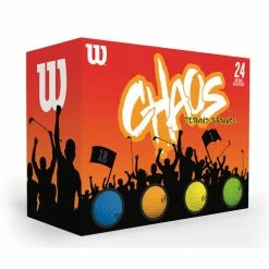 Flash Sale ⭐ Wilson Chaos Golf Balls - 2-Dozen Multi-Color 🥰
