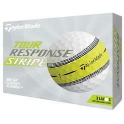 Deals 🔥 TaylorMade Tour Response Stripe Golf Balls - 1-Dozen White 🥰