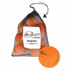 Budget 🔥 Bullet Golf .444 Distance Golf Balls - 30-Pack Orange 🎉