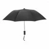 New 😀 JEF World Of Golf 42" Mini-Umbrella Black ❤️