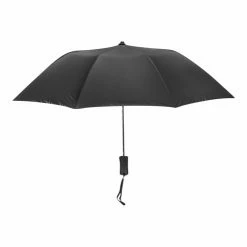 New 😀 JEF World Of Golf 42" Mini-Umbrella Black ❤️