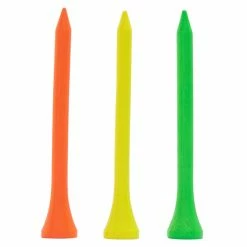 New 🥰 JEF World Of Golf 2 3/4" Neon Golf Tees - 100-Pack Neon 🤩
