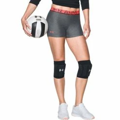 Cheapest ⌛ Under Armour Unisex Volleyball Knee Pads Black 🤩 -Titleist Shop 4500 10465 8126 015 big 50