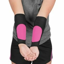 Hot Sale 🔔 Arm 2 Aim Unisex Volleyball Training Sleeves Black/Pink 🔥