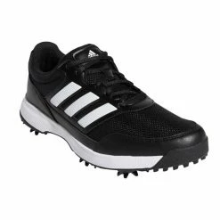 Outlet 🌟 Adidas Tech Response 2.0 Men's Golf 👞 Shoes Black/White 😉