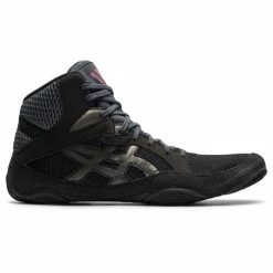 Wholesale 😀 ASICS Snapdown 3 Men's Wrestling 👞 Shoes Black Gunmetal ⌛