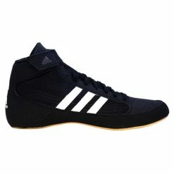 Best Pirce ⌛ Adidas HVC 2 K Youth Wrestling 👟 Shoes Black Combo ⌛