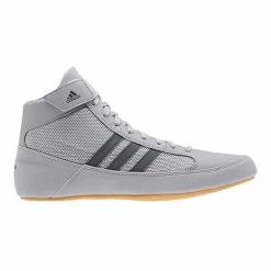 Cheapest ⭐ Adidas HVC 2 K Youth Wrestling 👟 Shoes Gray Combo 🧨
