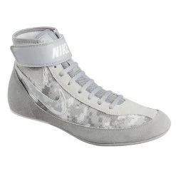 Best deal 👏 Nike Speedsweep VII Camo Men's Wrestling 👞 Shoes Gray/White 🥰